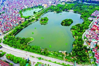 Công viên, vườn hoa: Không gian sáng tạo mới của Hà Nội