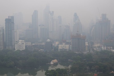 Thủ đô của Thái Lan khuyến cáo người dân nên làm việc tại nhà để tránh ô nhiễm