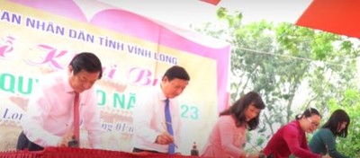 Lễ khai bút đầu Xuân Quý Mão 2023 tại tỉnh Vĩnh Long