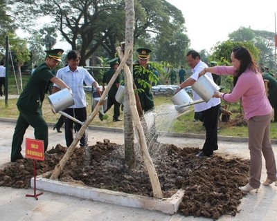 Bộ đội Biên phòng tỉnh Kiên Giang phát động ‘Tết trồng cây đời đời nhớ ơn Bác Hồ’ xuân Quý Mão 2023