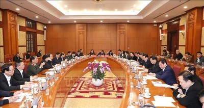 Hội nghị triển khai Chương trình làm việc của Bộ Chính trị, Ban Bí thư năm 2023