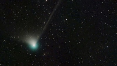 Lần đầu tiên sao chổi xanh xuất hiện kể từ thời đồ đá