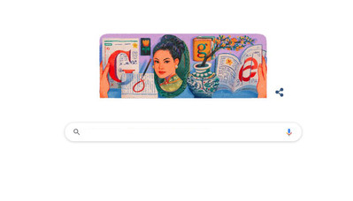 Google Doodle hôm nay 1/2: Tôn vinh bà Sương Nguyệt Anh