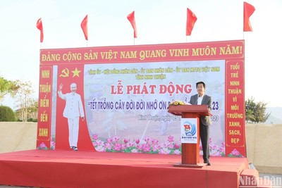 Tỉnh Ninh Thuận phát động “Tết trồng cây đời đời nhớ ơn Bác Hồ” Xuân Quý Mão năm 2023