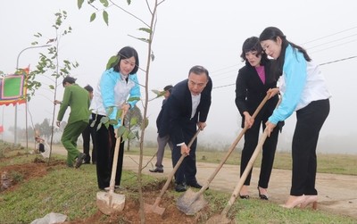 Thanh Hóa: Hội LHPN huyện Quảng Xương phát động Tết trồng cây