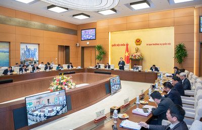 Chủ tịch Quốc hội Vương Đình Huệ chủ trì họp giao ban với các cơ quan của Quốc hội