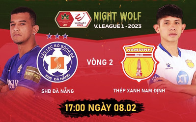 Trực tiếp Đà Nẵng vs Nam Định 17h hôm nay 8/2 trên FPT Play