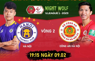 Link xem trực tiếp Hà Nội vs CAHN 19h15 hôm nay 9/2 trên VTV5, FPT Play
