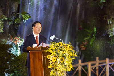Thường trực Ban Bí thư Võ Văn Thưởng dự Lễ kỷ niệm 110 năm thành lập tỉnh Kon Tum