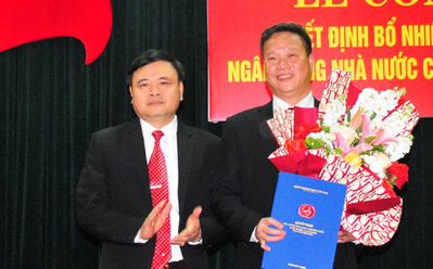 Ông Đinh Trọng Giang giữ chức vụ Phó Giám đốc NNNN Chi nhánh tỉnh Yên Bái