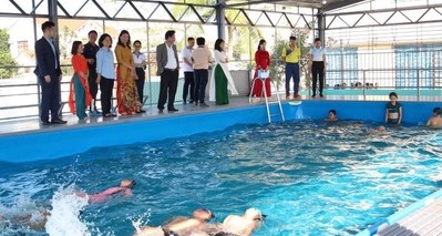 Đà Nẵng: Khánh thành bể bơi học đường tại Trường TH Phạm Hồng Thái