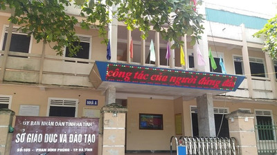 Tổ chức họp kiểm điểm lãnh đạo Sở Giáo dục & Đào tạo tỉnh Hà Tĩnh