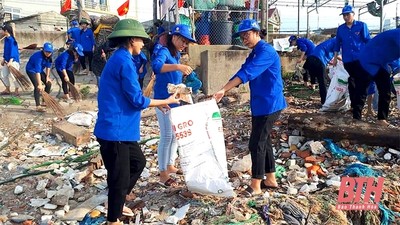 Thanh Hóa: Công tác bảo vệ môi trường biển ở huyện Hậu Lộc