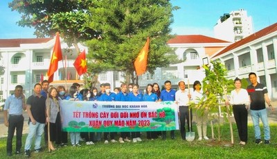 Trường Đại học Khánh Hòa phát động Tết trồng cây năm 2023