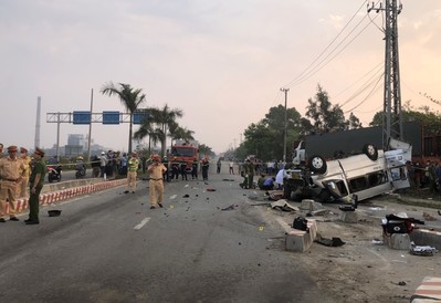 Vụ tai nạn thảm khốc ở Quảng Nam: Ô tô khách chạy vào đường cấm, vượt quá tốc độ