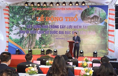 Động thổ Dự án Khu trồng cây lưu niệm tại Khu di tích quốc gia đặc biệt Tân Trào