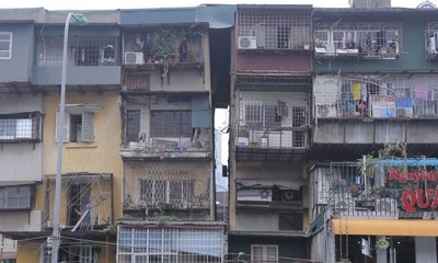Ba Đình (Hà Nội): Khẩn trương di dời dân khỏi chung cư cũ nguy hiểm cấp D