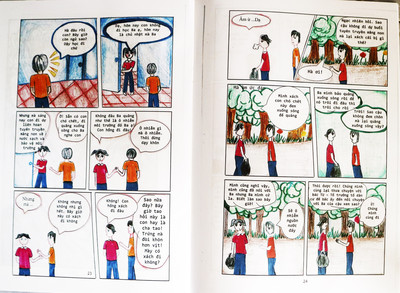 Khánh Hoà: Vẽ truyện tranh tuyên truyền bảo vệ môi trường