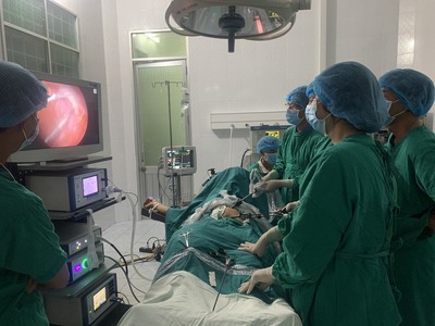Trung tâm Y tế huyện Đắk Song: Thực hiện thành công ca phẫu thuật nội soi đầu tiên