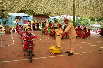 Tân Yên, Bắc Giang: Hoạt động trải nghiệm, Hội thi: “Bé với an toàn giao thông”