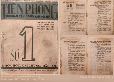 Triển lãm ảnh kỷ niệm 80 năm Đề cương về văn hóa Việt Nam đã khai mạc