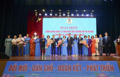 Công ty TNHH MTV Môi trường đô thị Hà Nội tổ chức thành công Đại hội Công đoàn khóa IX
