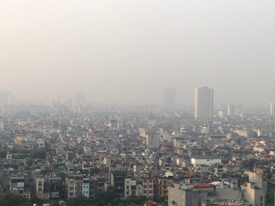Hôm nay (2/3), chất lượng không khí Hà Nội bị ô nhiễm nghiêm trọng