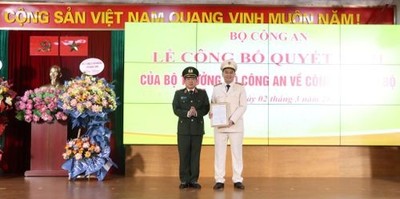 Trung tá Cù Quốc Thắng được bổ nhiệm làm Phó Giám đốc Công an tỉnh Quảng Ninh