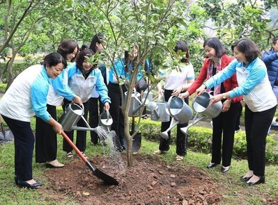 Hà Nội: Phụ nữ thành phố phát động Tết trồng cây năm 2023