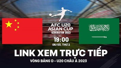 Trực tiếp U20 Trung Quốc vs U20 Saudi Arabia, U20 Châu Á 19h00 ngày 6/3 trên FPT Play