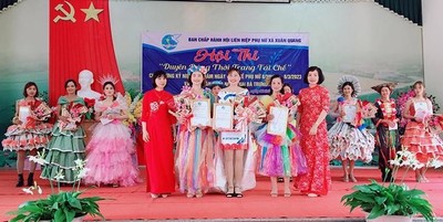 Tuyên Quang: Hội thi duyên dáng thời trang tái chế mừng ngày Quốc tế phụ nữ 8/3