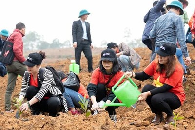 Phú Thọ: "The Green way – Hành trình xanh" tặng và trồng 5000 cây xanh
