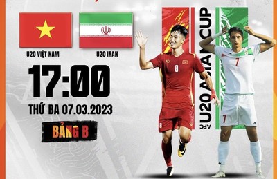 FPT Play Trực tiếp U20 Việt Nam vs U20 Iran, U20 Châu Á 17h00 ngày 7/3