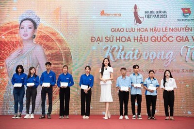Cà Mau: Hoa hậu Bảo Ngọc tham gia lễ khởi động Tháng thanh niên năm 2023