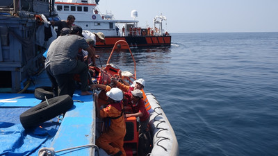 Cấp cứu kịp thời ngư dân Quảng Nam bị tai biến khi đang hành nghề trên biển