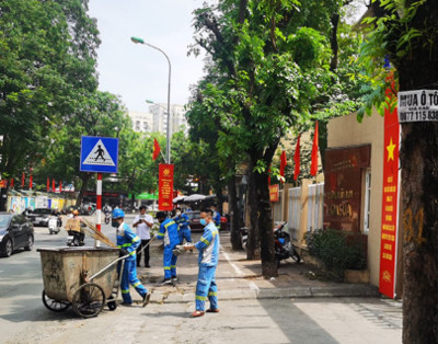 Hà Nội: Giải quyết kiến nghị của các nhà thầu duy trì vệ sinh môi truờng