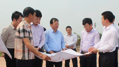 Bắc Giang: Yêu cầu giải phóng mặt bằng Khu công nghiệp Hòa Phú mở rộng giai đoạn 1 trong tháng 8