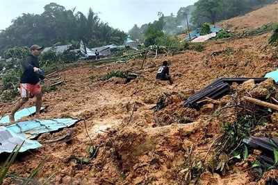 Indonesia: Số nạn nhân thiệt mạng vì lở đất lên tới hơn 40 người