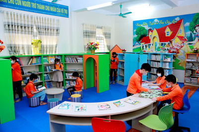 Vĩnh Phúc: Các học sinh thú vị với mô hình “Thư viện xanh”