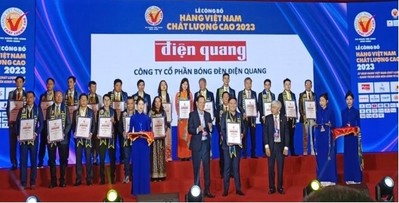 Công ty CP bóng đèn Điện Quang: 27 năm đạt danh hiệu Hàng Việt Nam chất lượng cao 2023