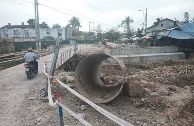 Tiến độ thi công các gói thầu thuộc dự án các đô thị xanh tại Thừa Thiên Huế chậm