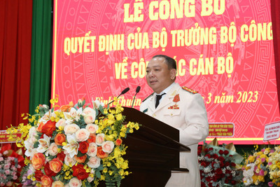 Đại tá Lê Quang Nhân làm Giám đốc Công an tỉnh Bình Thuận