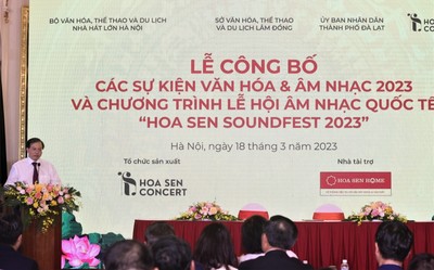 Lễ hội âm nhạc quốc tế Hoa Sen Soundfest 2023 sẽ diễn ra vào ngày 2-5
