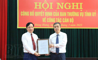 Thái Bình: Ông Bùi Đức Hoàng giữ chức Bí thư Huyện ủy Đông Hưng