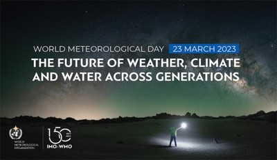Ngày Khí tượng thế giới 2023: “Thời tiết, khí hậu và nước - Tương lai qua các thế hệ”.