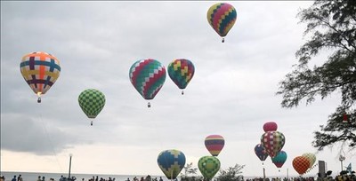 Bình Thuận: Tưng bừng Ngày hội khinh khí cầu tại TP Phan Thiết