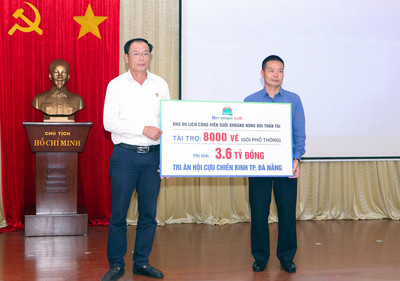Khu du lịch Núi Thần Tài tặng 8.000 vé tham quan tri ân Hội Cựu chiến binh Đà Nẵng