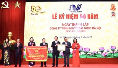 Công ty TNHH MTV Thoát nước Hà Nội kỷ niệm 50 năm thành lập