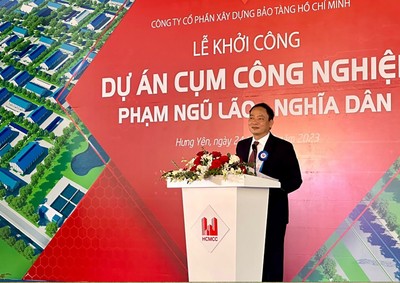 Hưng Yên khởi công cụm công nghiệp tại huyện Kim Động và Ân Thi