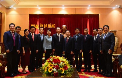Bí thư Khu tự trị dân tộc Choang Quảng Tây đến thăm và làm việc tại Đà Nẵng